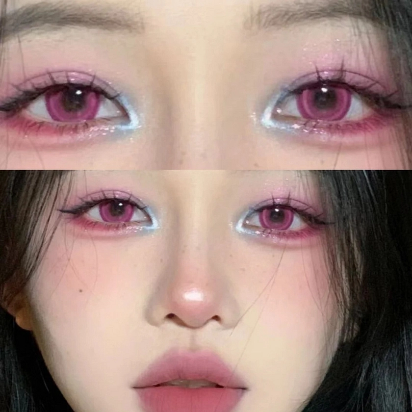 Candy Pink Colored Contact Lenses