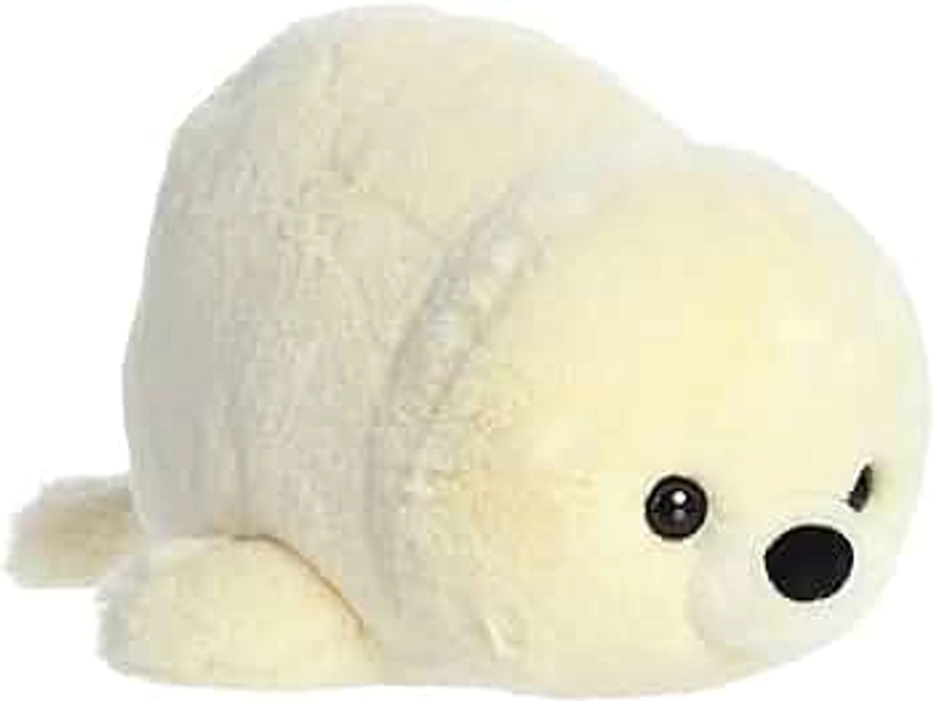 Aurora® Adorable Spudsters™ Stella Seal™ Stuffed Animal - Comforting Cuddles - Playful Companions - White 10 Inches