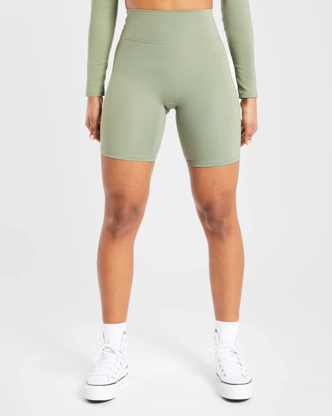 Staple Cycling Shorts - Olive Green
