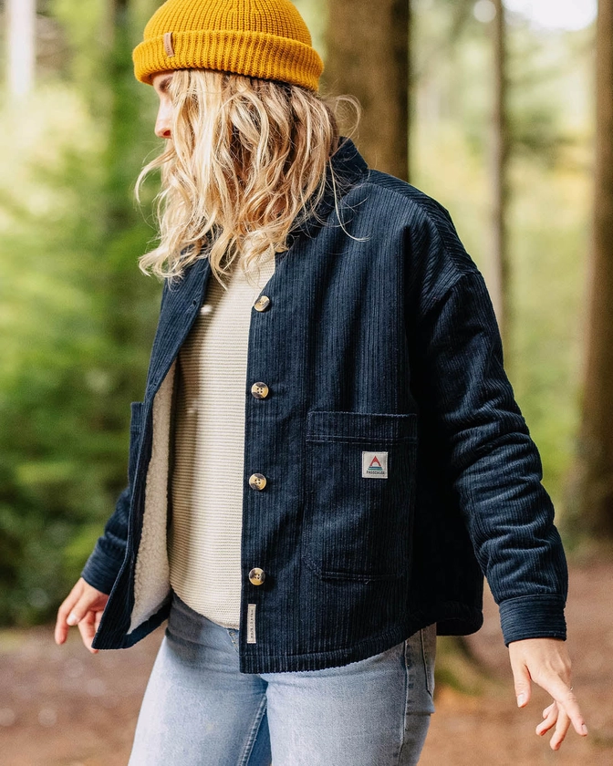 Flint Corduroy Overshirt Deep Navy - Passenger