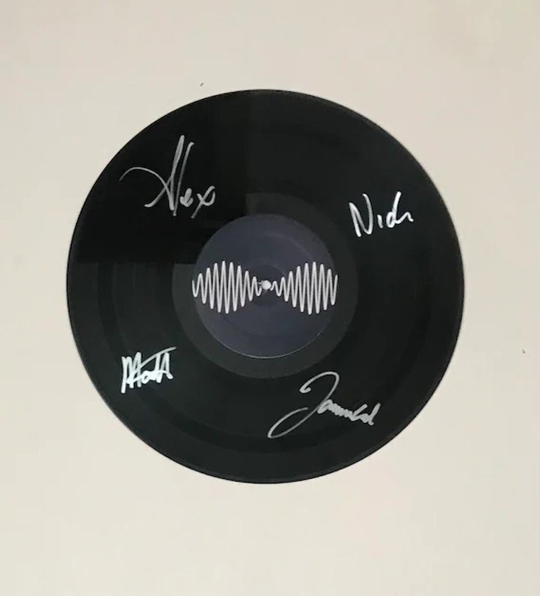 Arctic Monkeys Autographed LP Vinyl Display Record