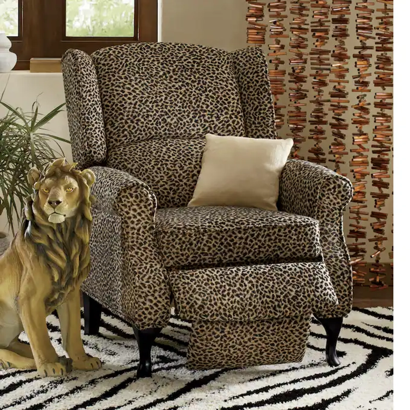 Microfiber Wingback Recliner