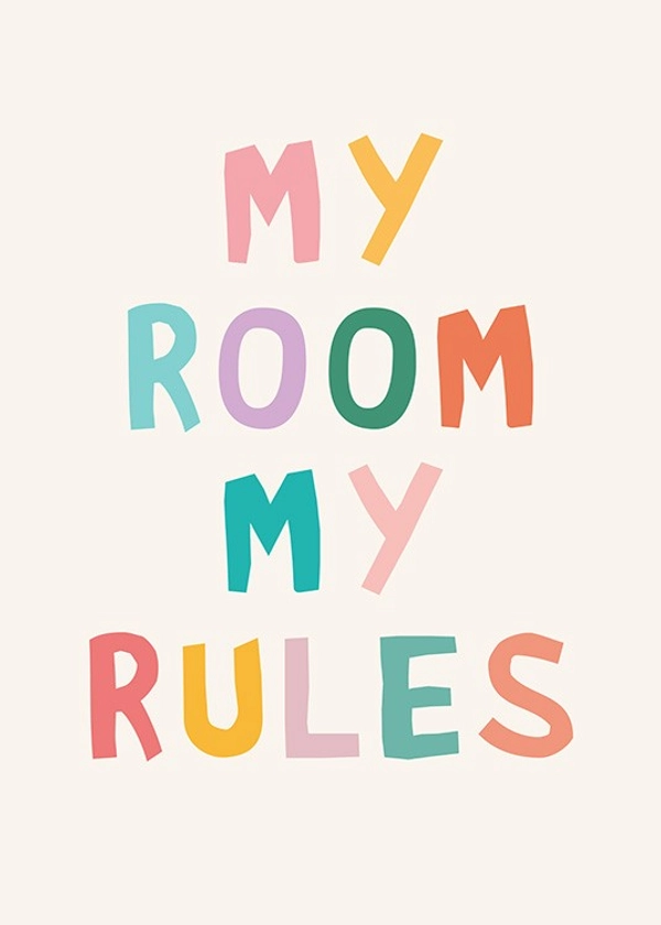 My Room My Rules Affiche