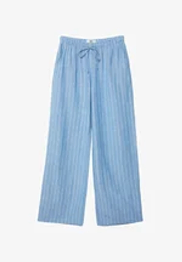 STRIPED RELAXED FIT  - Pantalon classique - royal blue