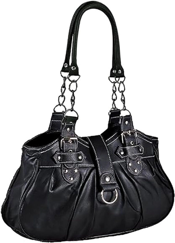 EyeCatchBags - Huron Faux Leather Womens Shoulder Bag Handbag