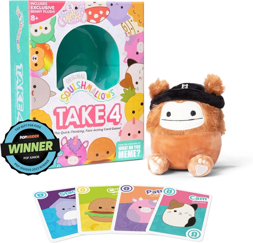 Squishmallows Take4: The Fast-Paced Family Game by The Creators of What Do You Meme