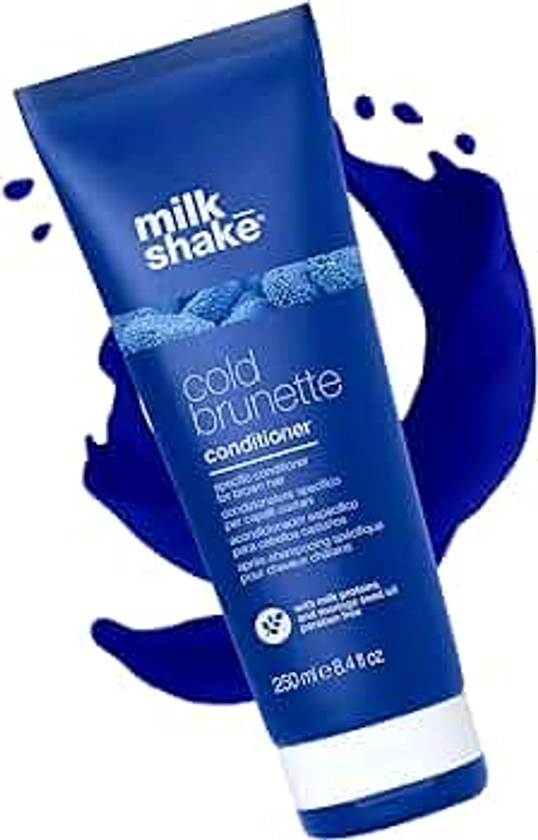 milk_shake Cold Brunette Blue Conditioner for Brunettes with Special Blue Pigments for Light Brown or Dark Blonde Hair - 8.4 Fl Oz (250 ml)
