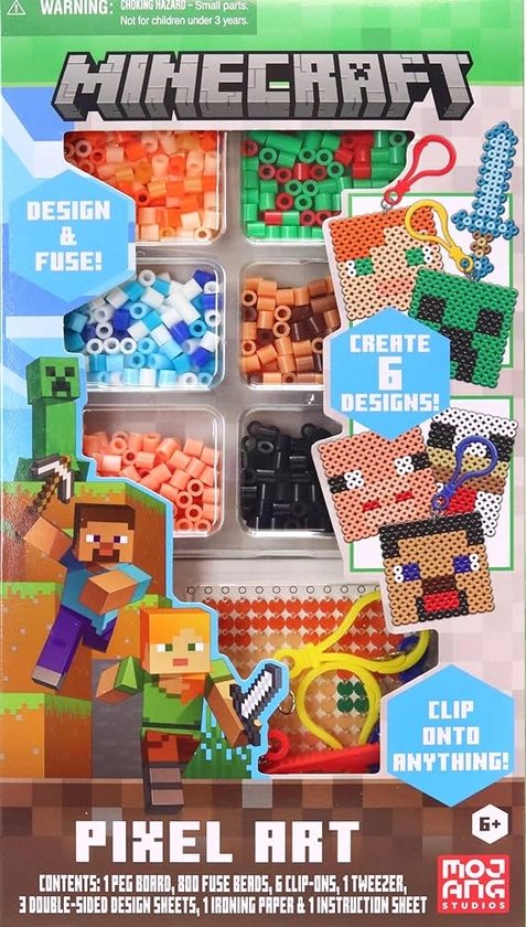 Amazon.com: Tara Toys Minecraft Pixel Art : Toys & Games