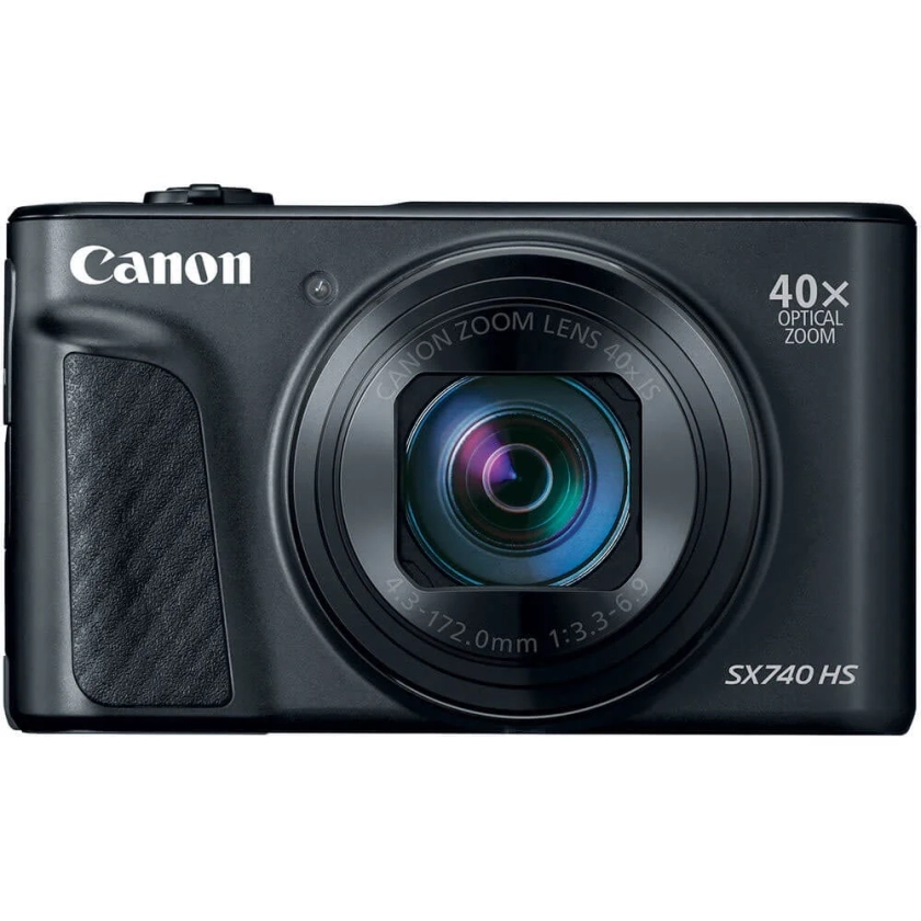 Canon PowerShot SX740 HS 4x 20.3 Megapixel CMOS Digital Camera, New, Black