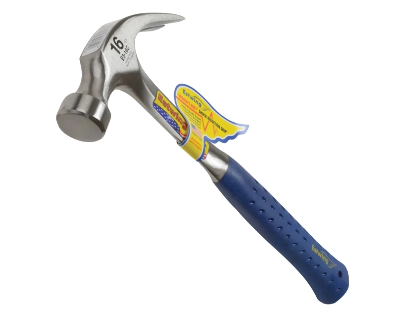 Estwing Estwing E3/16C 16oz/454g Solid Steel Curved Claw Hammer | ffx