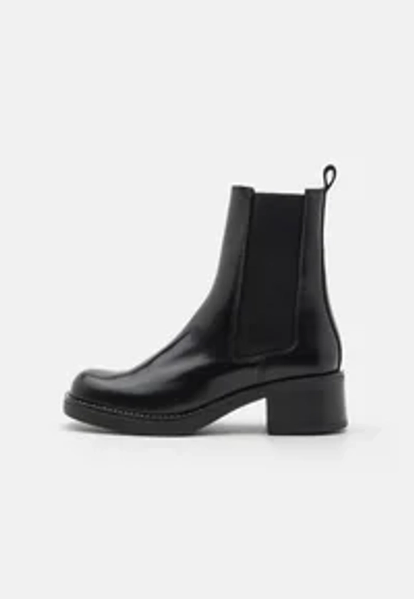 Zign LEATHER - Bottines à plateau - black/noir - ZALANDO.FR