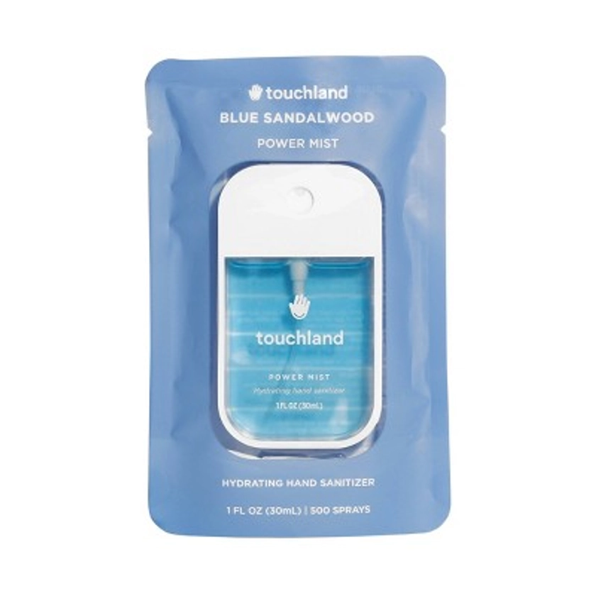 Touchland Power Mist Hydrating Hand Sanitizer - Blue Sandalwood - 1 fl oz/500 sprays - Trial Size