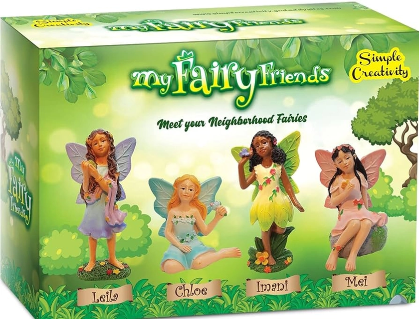 Fairies for Fairy Garden Miniatures Accessories Outdoor and Indoor Decor, Funday Miniature Doll Figurines Supplies Fairy House Mini Figures for Kids