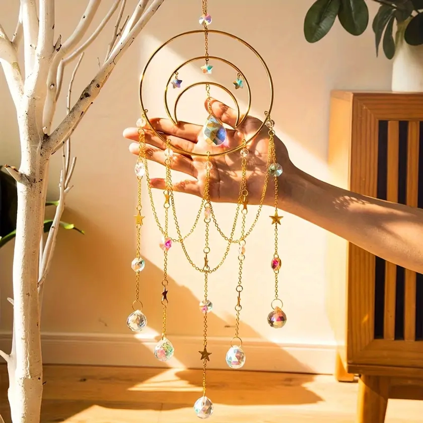 Sun Catcher Wind Chime Pendant - Temu