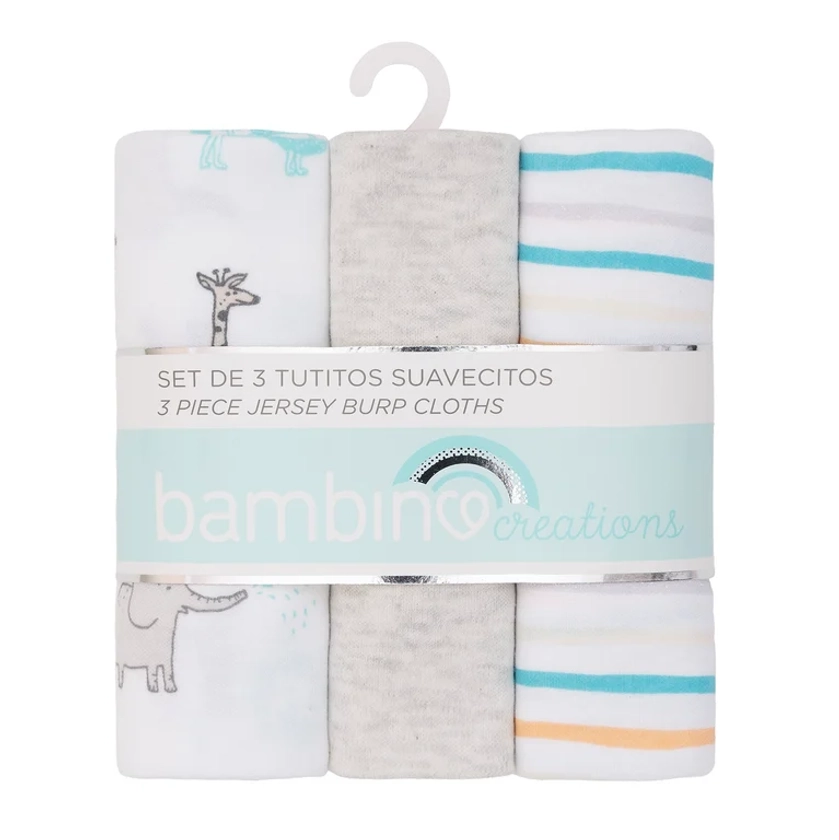 &quot;Set 3 Tutitos Suavecitos Beige Animales Niño&quot;