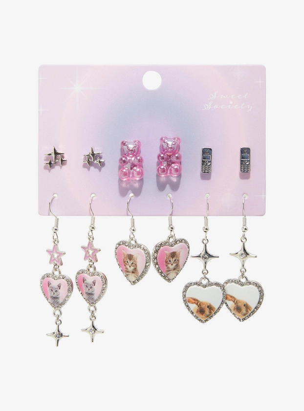 Sweet Society Cute Pet Y2K Earring Set