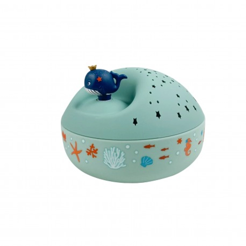 Veilleuse - Projecteur d'Etoiles Musical Ocean 12 Cm - piles incluses