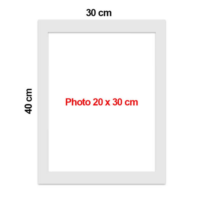 Passe-Partout 30x40 cm (Ext) / 20x30 cm (Int) pour Cadre - Sublimez Vos Photos | Surdiscount