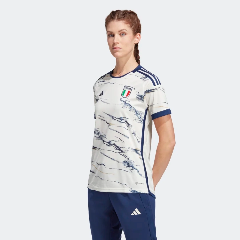 Maillot Extérieur équipe féminine Italie 23 - Blanc adidas | adidas France