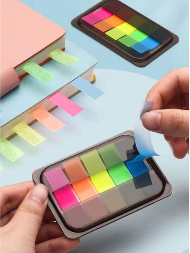 New Color Self Adhesive Memo Pad Sticky Notes Bookmark Sticky Note Marker Memo Sticker Paper Office School Supplies