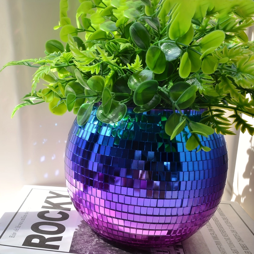 Bohemian Chic Gradient Glass Planter Indoor Outdoor Decor For Weddings Bedrooms Kitchens Offices - Patio, Lawn & Garden - Temu