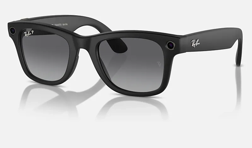 RAY-BAN | META WAYFARER Sunglasses in Black and G-15 Green - | Ray-Ban® US