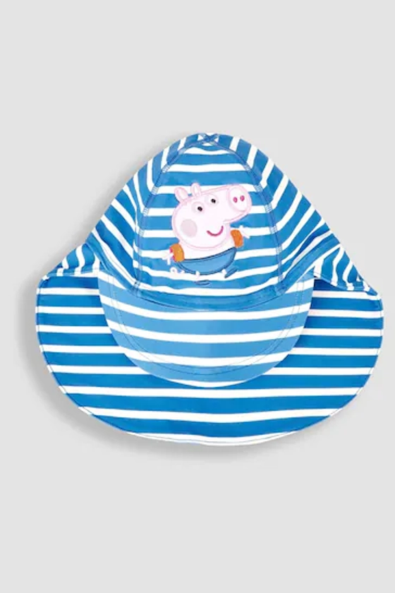 Buy JoJo Maman Bébé Blue Peppa Pig UPF 50 Sun Protection Hat from the Next UK online shop