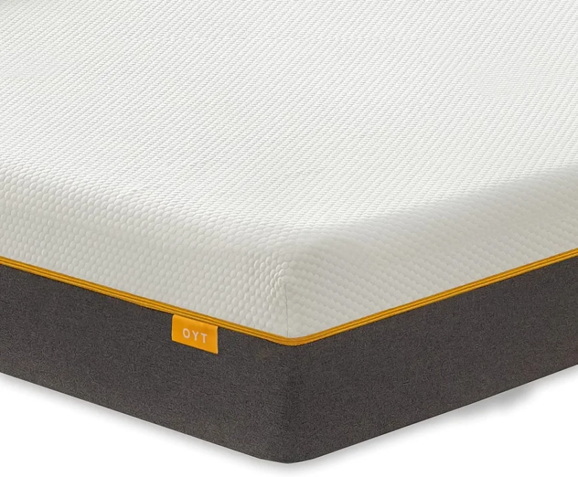 OYT Single Mattress.3ft Memory Foam Mattress,Breathable Mattress Medium Firm with Soft Fabric Fire Resistant Barrier Skin-friendly Durable for Single Bed(90x190x18cm)