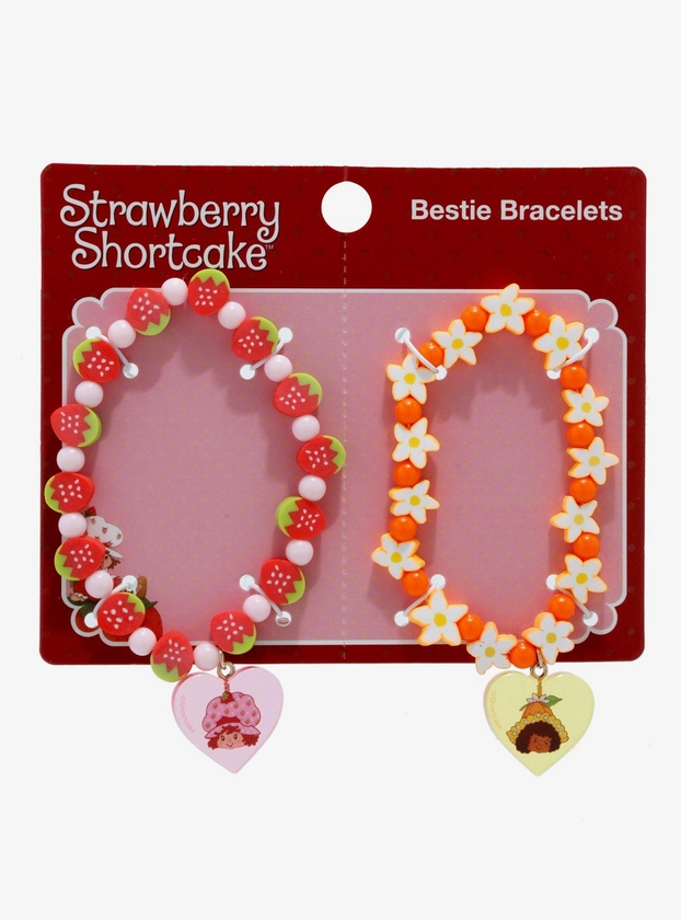 Strawberry Shortcake Orange Blossom Best Friend Beaded Bracelet Set