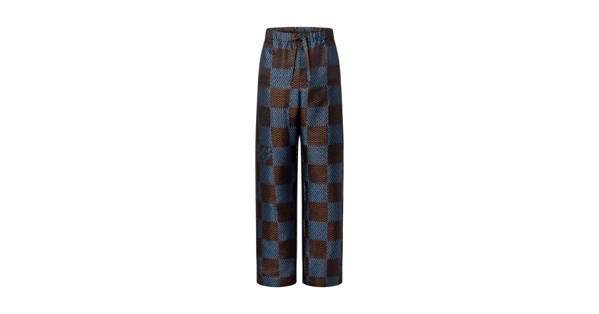 Les collections de Louis Vuitton : Pantalon de pyjama Damier en soie