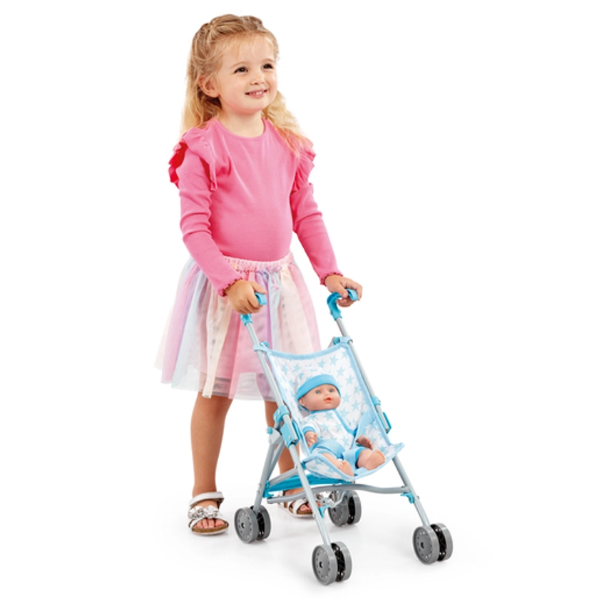 Cupcake Doll & Stroller - Blue | The Entertainer