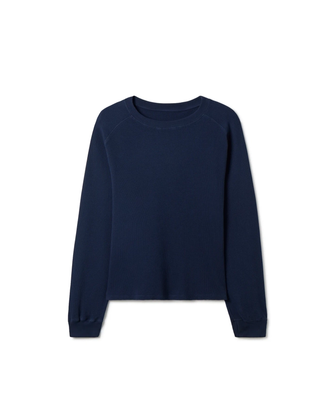 350 GSM 'Navy Blue' Thermal Longsleeve