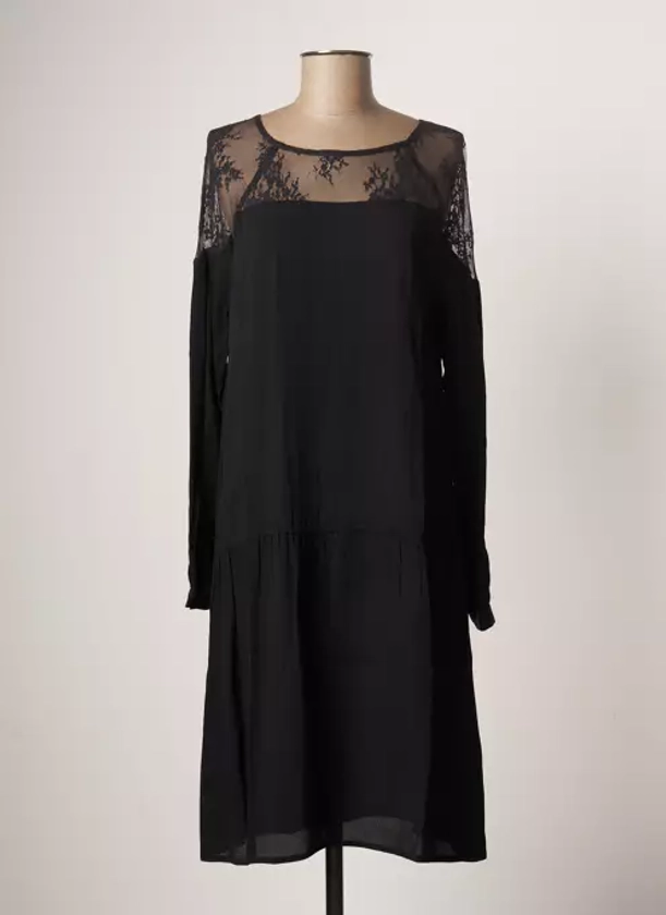 Redsoul Robes Mi Longues Femme de couleur noir 2019390-noir00 - Modz
