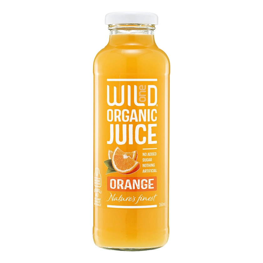 Organic Orange Juice – 12 x 360ml — Wild One Beverages