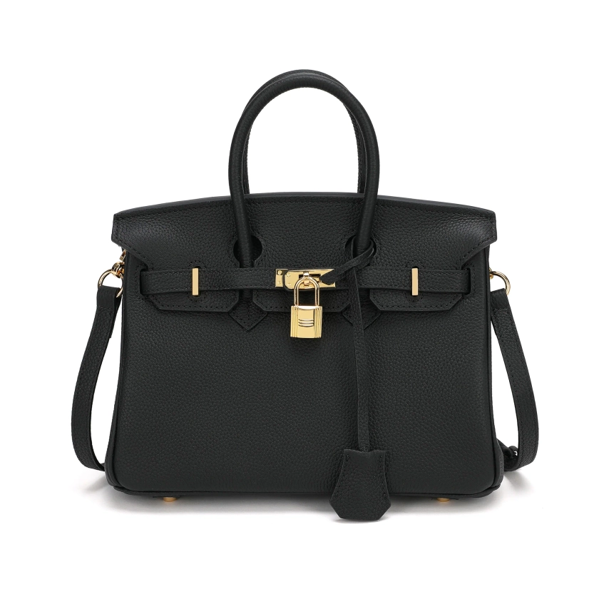 Tiffany & Fred Top-Grain Leather Shoulder Bag