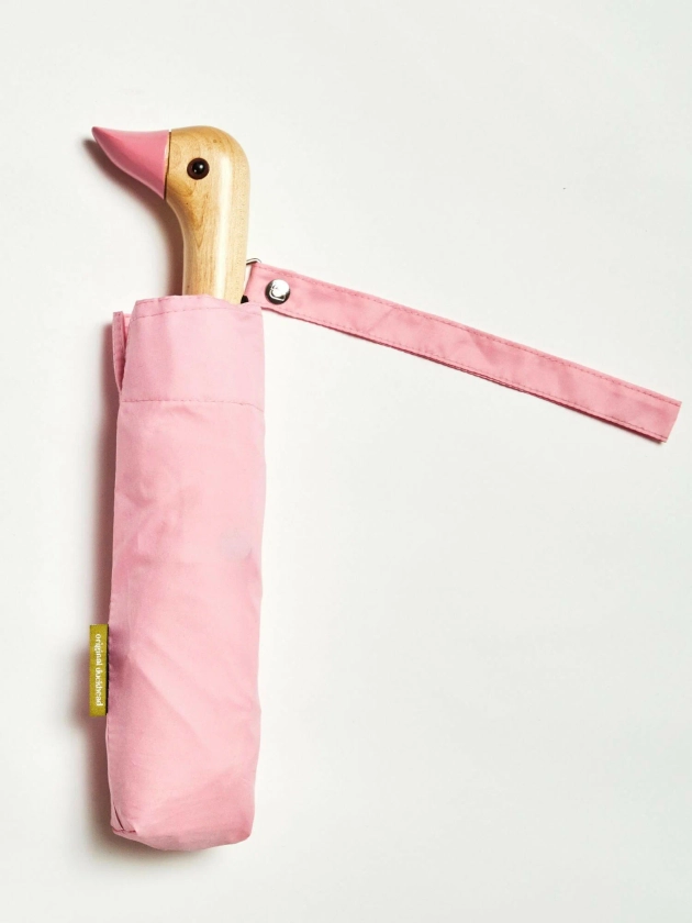 Pink Compact Umbrella | Wind Resistant