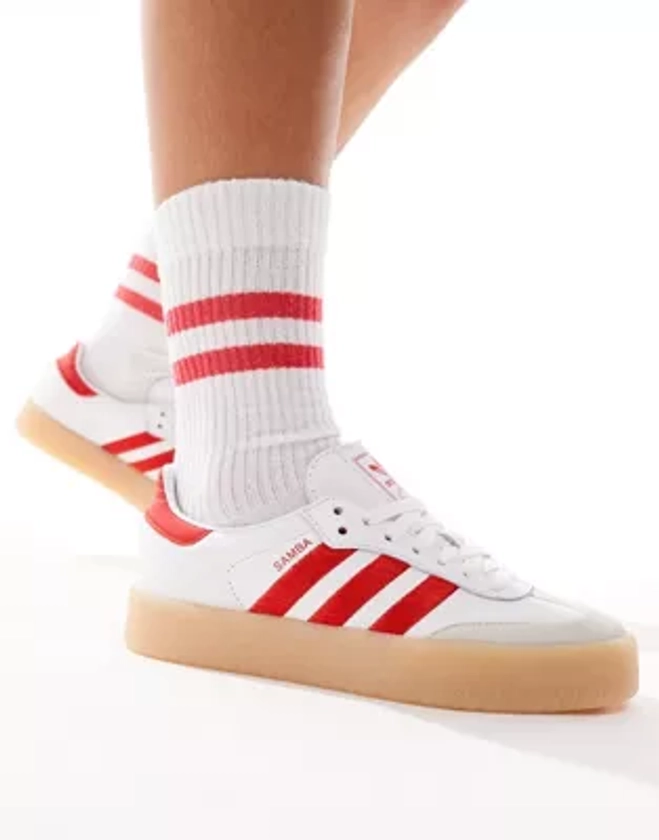 adidas Originals - Sambae - Baskets - Rouge/blanc
