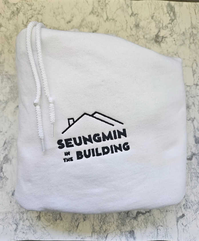 Stray Kids SKZ Kim Seungmin seungmin in the Building Embroidered Hoodie Merch - Etsy