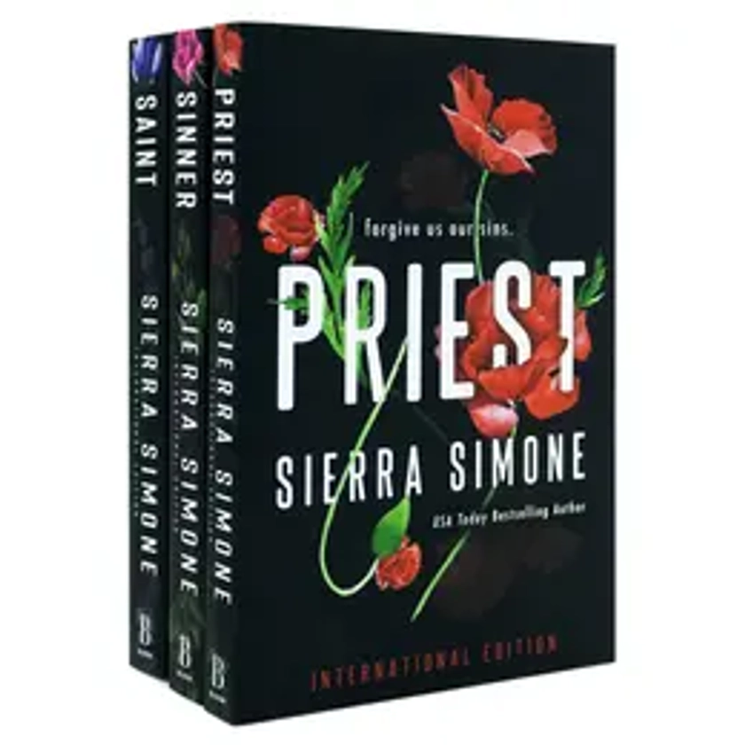 Sierra Simone Priest Trilogy Collection 3 Books Set (Priest, Sinner, Saint)