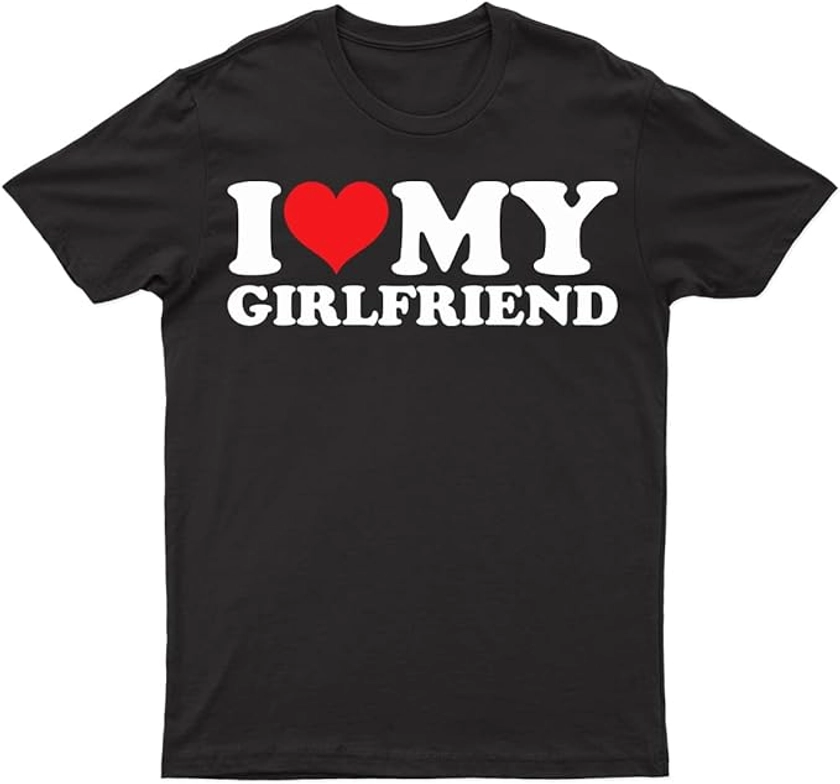 I Love My Girlfriend T-Shirt World's Best Girlfriend T-Shirt Soulmates Forever T-Shirt Men's Unisex Tee Love Top