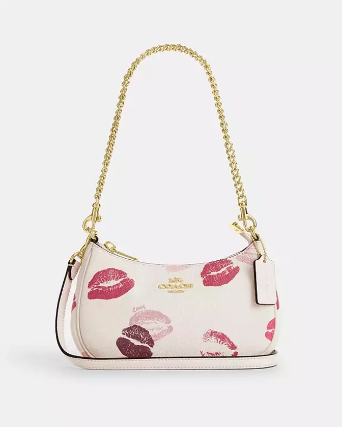 COACH® Outlet | Teri Mini Crossbody Bag With Lips Print