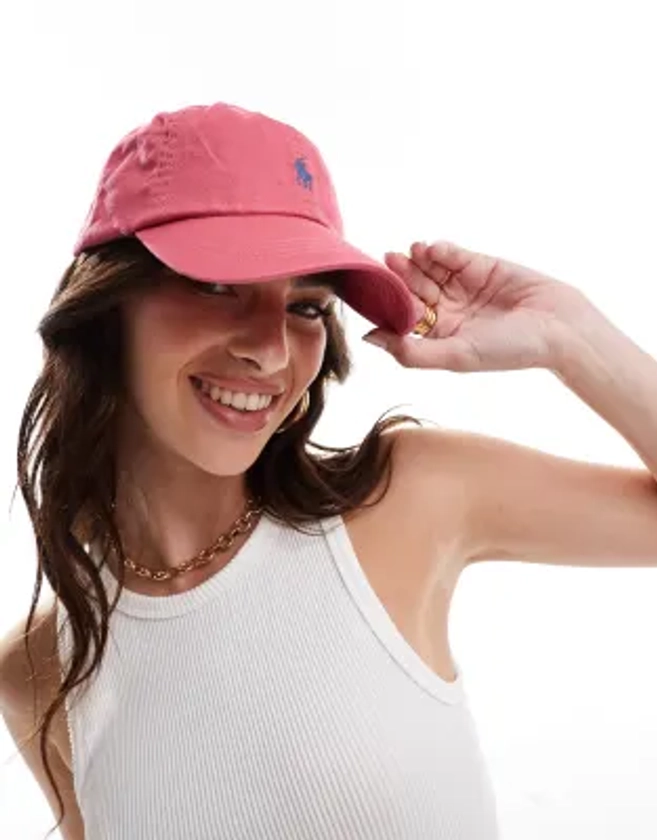 Polo Ralph Lauren - Casquette à logo - Rouge délavé | ASOS