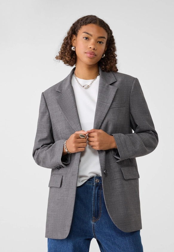 Blazer oversize avec poches