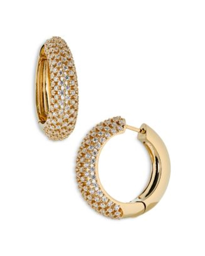 Nadri Cleo Pavé Hoop Earrings | Bloomingdale's Jewelry & Accessories Jewelry Earrings 