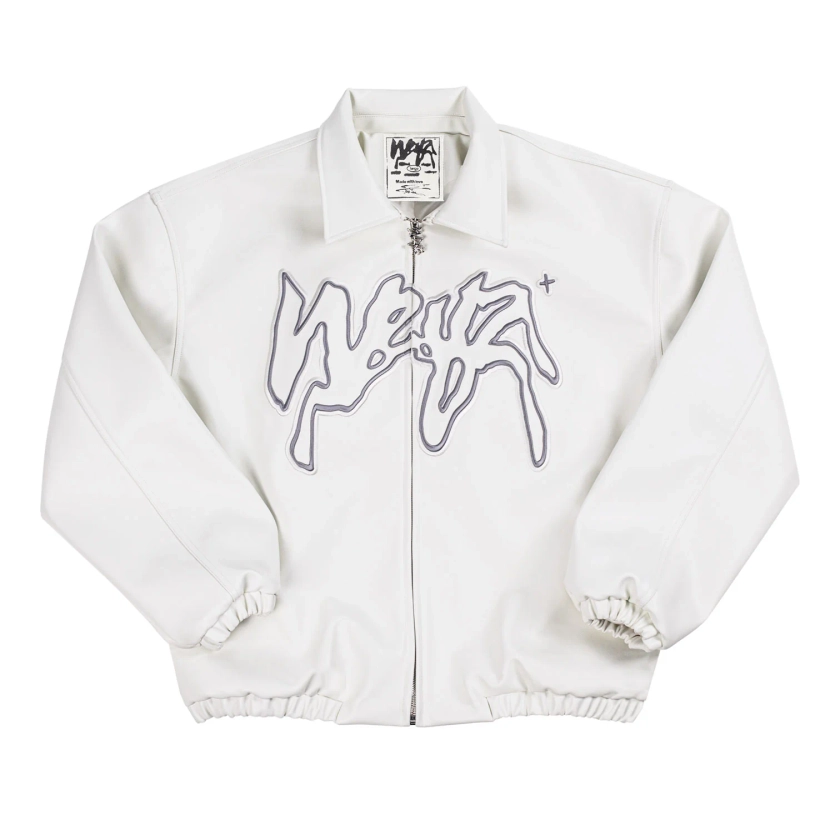 Leather PU-Jacket - Off-White edition - Weyz Clothing