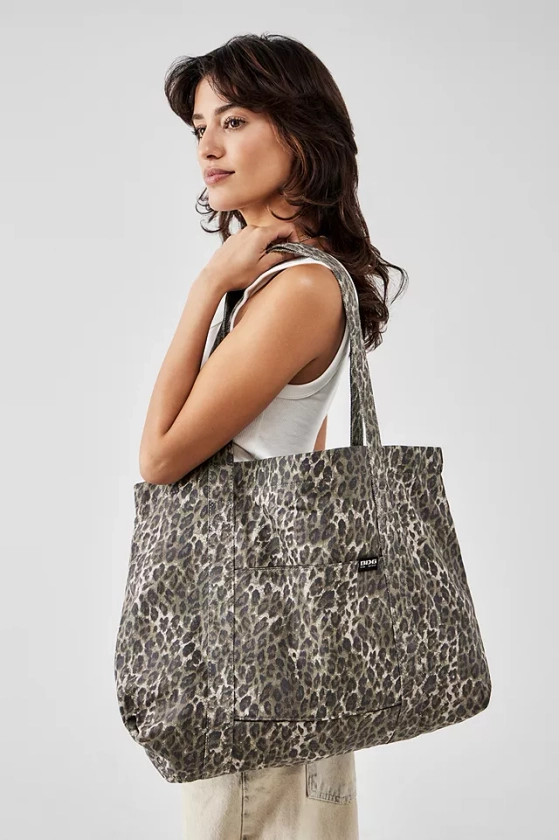 BDG Leopard Print Canvas Tote Bag