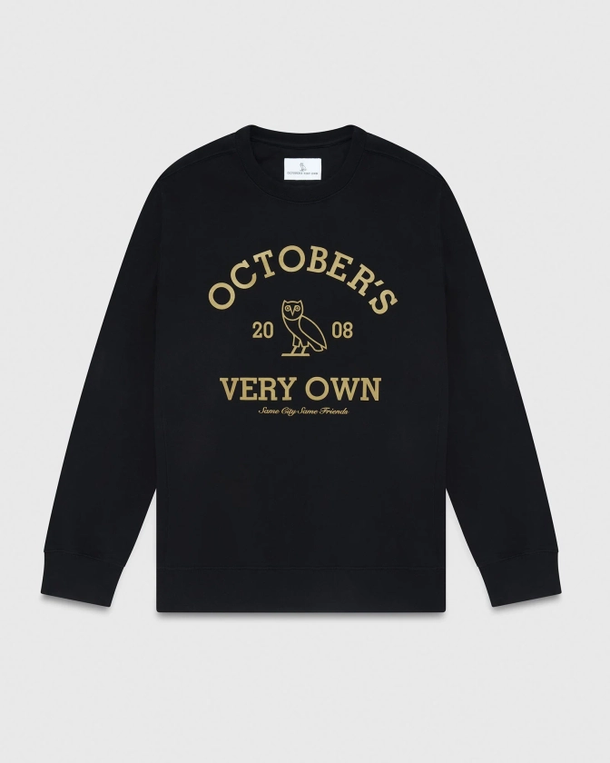 Collegiate Crewneck - Black