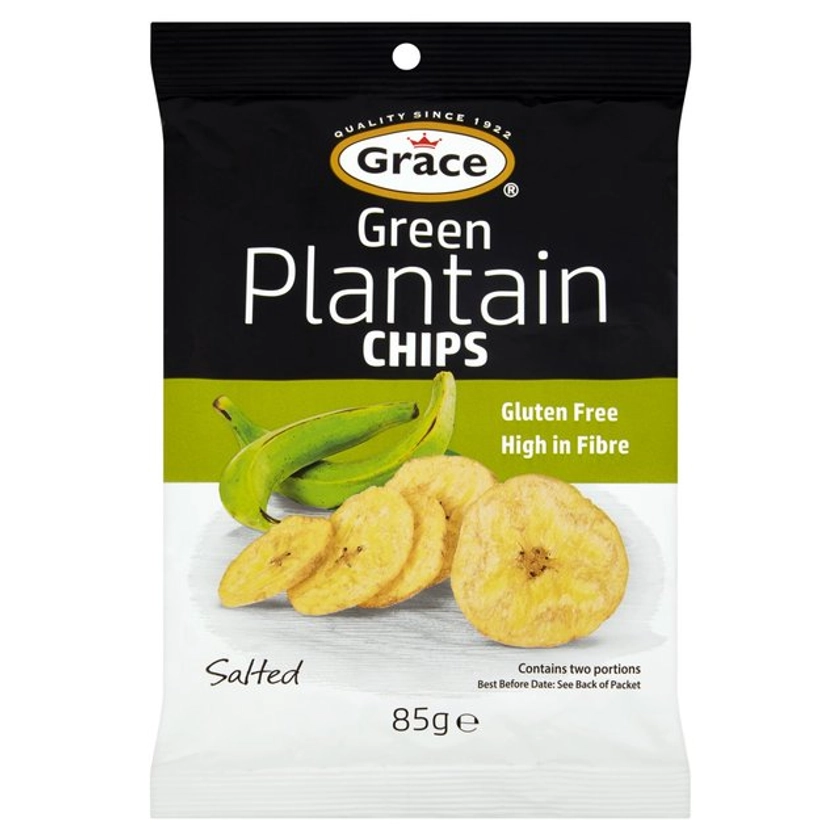 Grace Green Salted Plantain Chips | Ocado