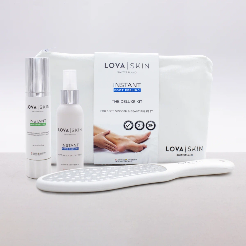 LOVASKIN PEELING INSTANTANÉ DES PIEDS Kit Deluxe - Moins de 3.20 € par soin