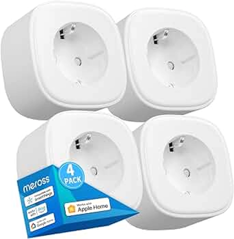 meross WLAN Steckdose, Smart Plug kompatibel mit Alexa, Apple HomeKit, Google Assistant und SmartThings, Timer und Fernbedienung (4)